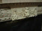 Antique Carved Wood Fireplace